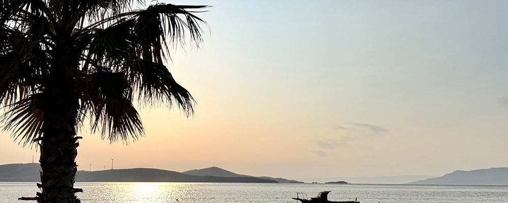 Narlı plajından deniz manzarası